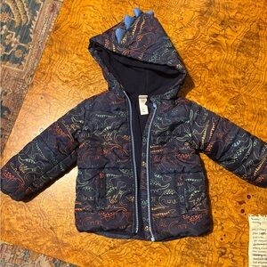 Kids' Dinosaur Print Puffer Jacket Little Me 18M